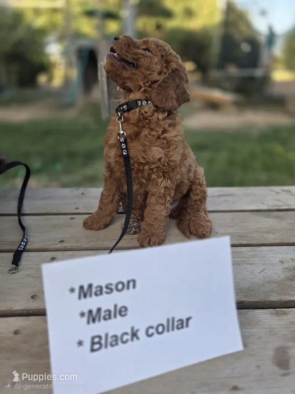 (Black) Mason – Goldendoodle, Miniature Goldendoodle puppy for sale in Penrose, CO