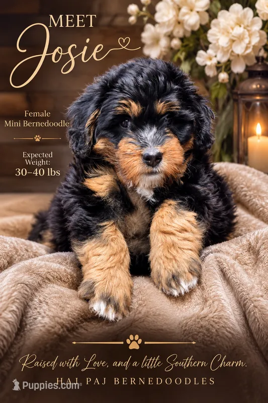 Josie – Miniature Bernedoodle puppy for sale in Jacksonville Beach, FL