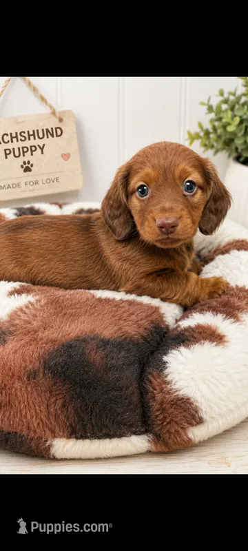 Oscar – Miniature Dachshund puppy for sale in Telephone, TX