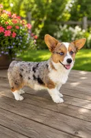 Breslyn Blue Merle, a female Pembroke Welsh Corgi for sale in Milton, WI – 1 of 2
