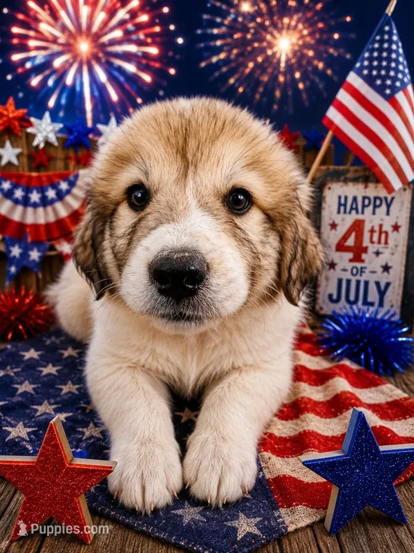 Mustard color collar – Great Pyrenees puppy for sale in Correctionville, IA