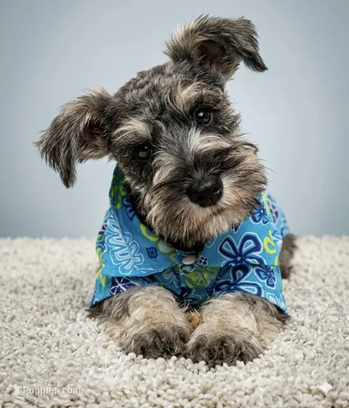 Murphy – Miniature Schnauzer puppy for sale in Valparaiso, IN