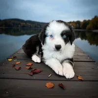 Evie, a female Toy Australian Shepherd for sale in Godley, TX – Photo 1 of 10