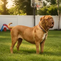Orange collar , a male Dogue de Bordeaux for sale in Clayton, NJ – 3 of 3