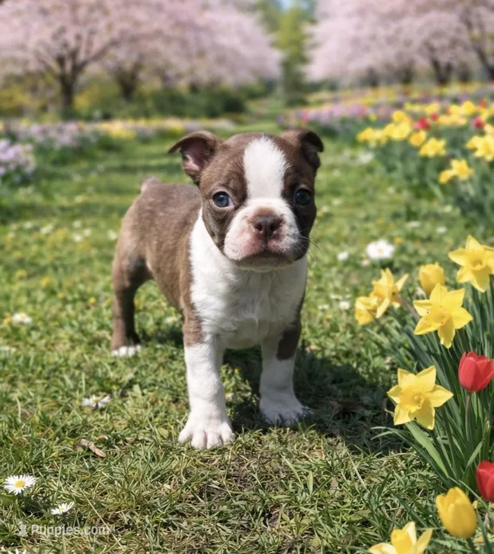 AKC Mickey  – Boston Terrier puppy for sale in Battle Creek, MI