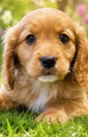 Nugget, a male Golden Retriever and Cavalier King Charles Spaniel for sale in Spencerville, IN – 1 of 2