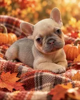 Dilute Cocoa Fawn/Sable DNA confirmed - White Collar, a female French Bulldog for sale in Millville, MN – 1 of 9