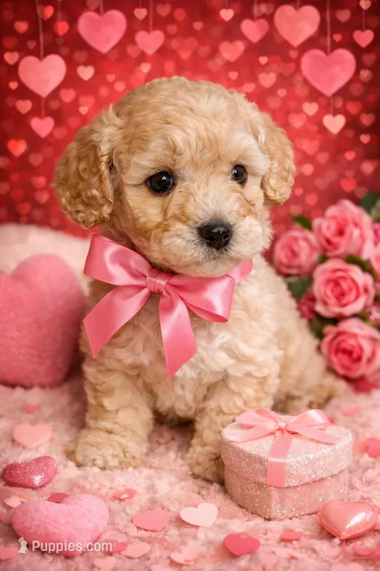 AKC Mini Poodle Cream Female