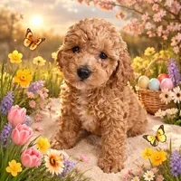 AKC Mini Poodle Male - Sage, a male Poodle - Miniature  for sale in Phoenix, AZ – Photo 3 of 5