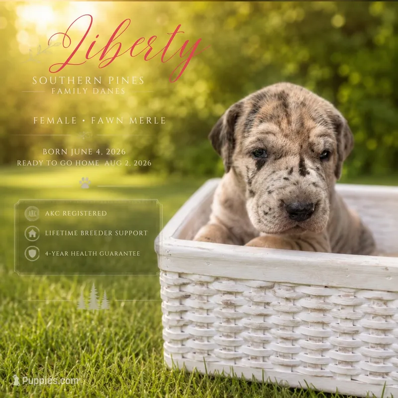 Liberty – Great Dane puppy for sale in Bon Aqua, TN