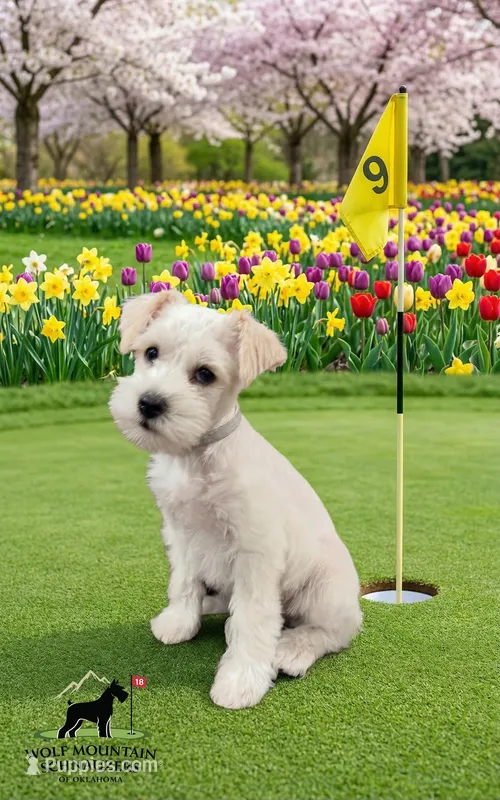 AKC Mega Coat -Male – Miniature Schnauzer puppy for sale in Wister, OK