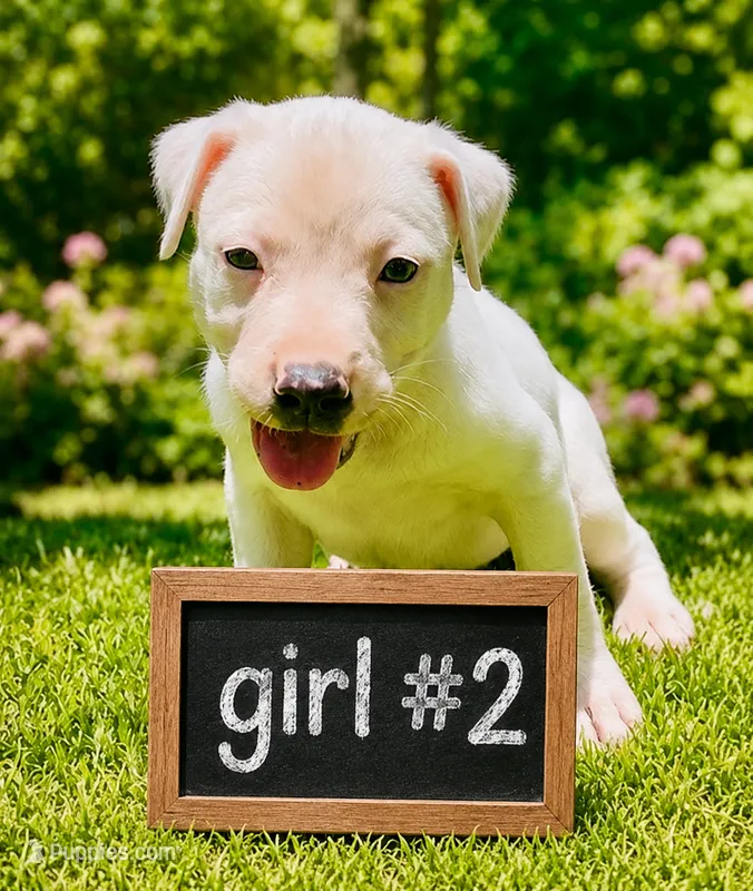 Adorable white Female Pitbull – American Pit Bull Terrier puppy for sale in Monroe, GA