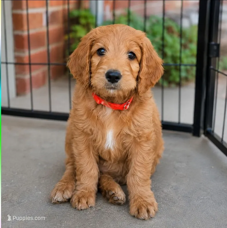 Theo, a male Goldendoodle for sale in Oklahoma City, OK – 1 of 4