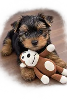 Star AKC, a female Yorkshire Terrier for sale in Athens, GA – 1 of 2
