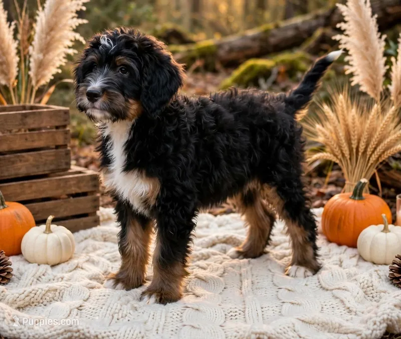 Tundra – Bernedoodle puppy for sale in Pekin, IL