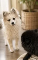 Tuna, a female American Eskimo and Pomsky for sale in Nashville, TN – 1 of 3