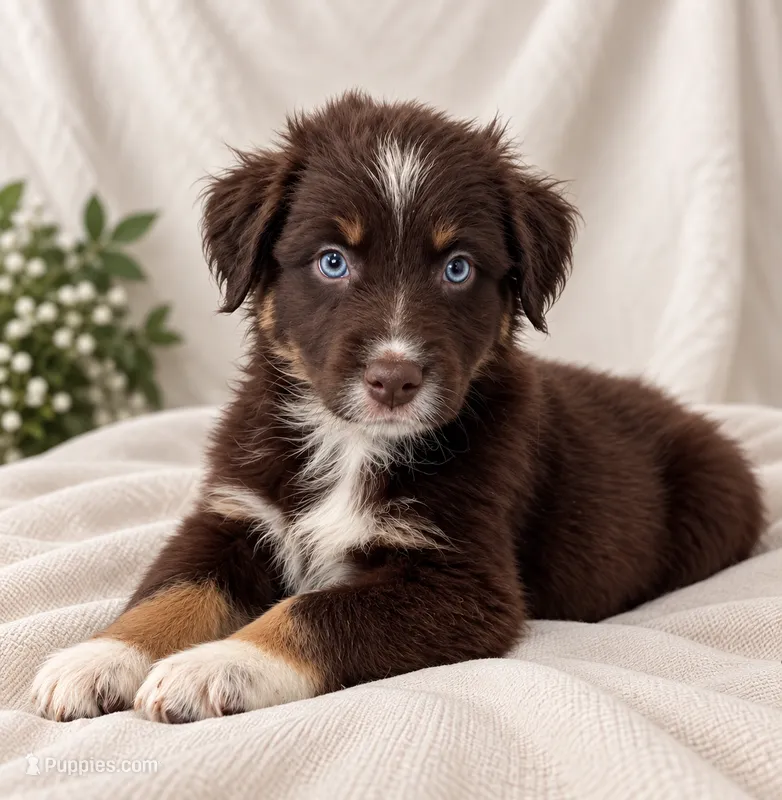 Red boy  – Australian Shepherd puppy for sale in Phelan, CA