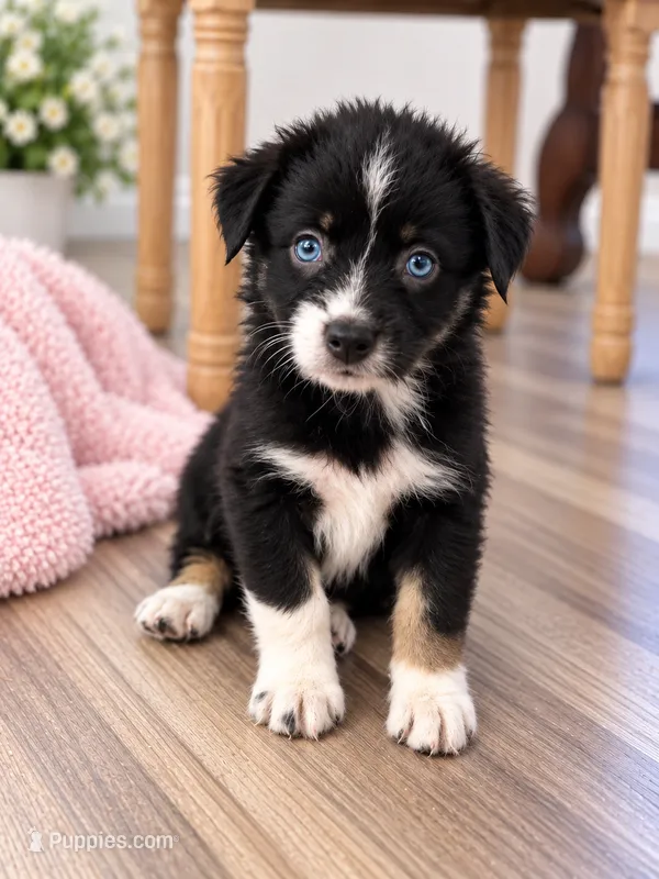 Minnie  – Australian Shepherd puppy for sale in Phelan, CA