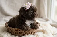 Hershey Kiss 💋 , a female Shih Tzu for sale in New Braunfels, TX – 3 of 4