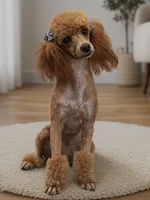 "Paisley" Merle Female , a female Poodle - Toy  and Poodle - Miniature  for sale in Phoenix, AZ – 2 of 3