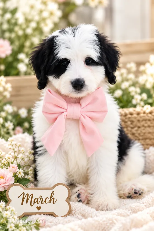 March – Bernedoodle puppy for sale in Chino Hills, CA