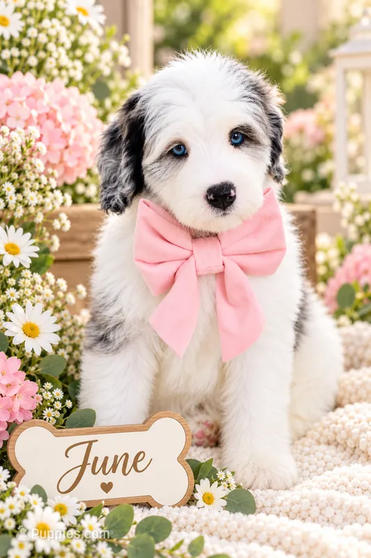 June – Bernedoodle puppy for sale in Chino Hills, CA