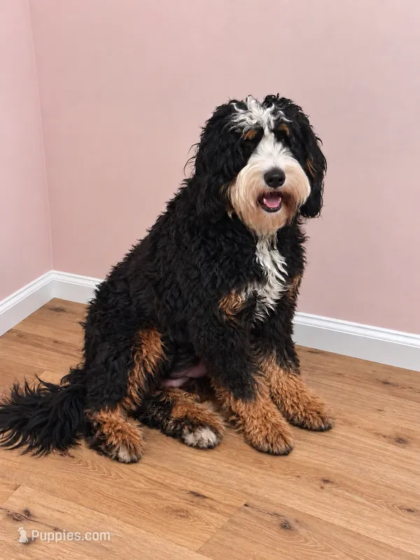 Story  – Bernedoodle puppy for sale in Wellsville, KS