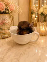 Jordi Chocolate color, a male Yorkshire Terrier for sale in Orlando, FL – 5 of 6