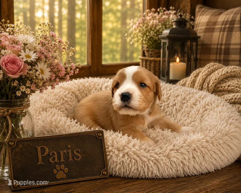 Paris – Miniature Golden Retriever puppy for sale in Springfield, MO