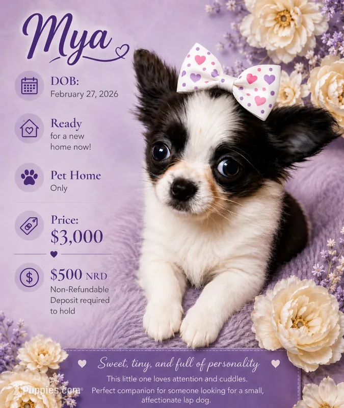 Mya – Chihuahua puppy for sale in Lakewood, WA