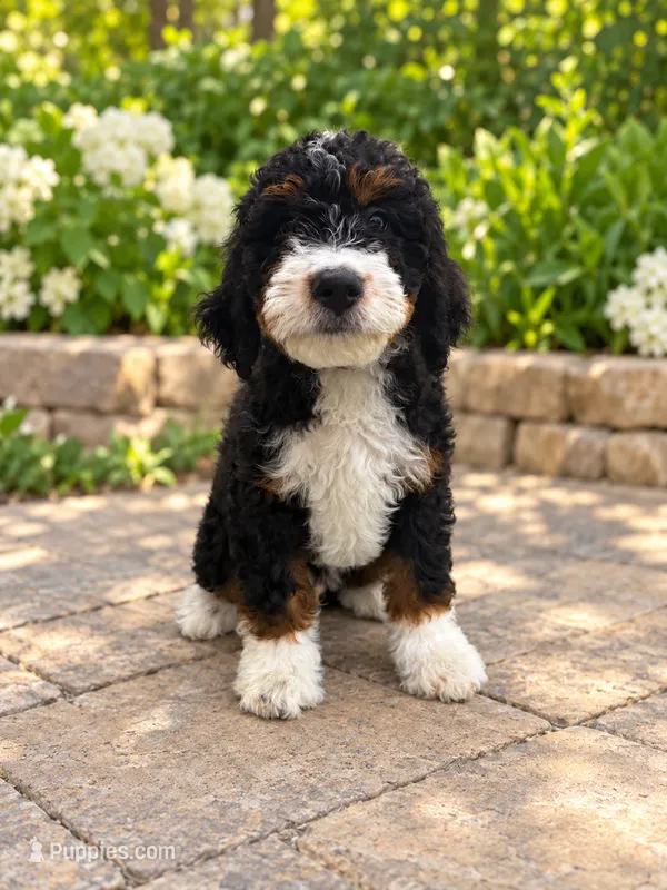 Bruno  – Miniature Bernedoodle puppy for sale in Temecula, CA