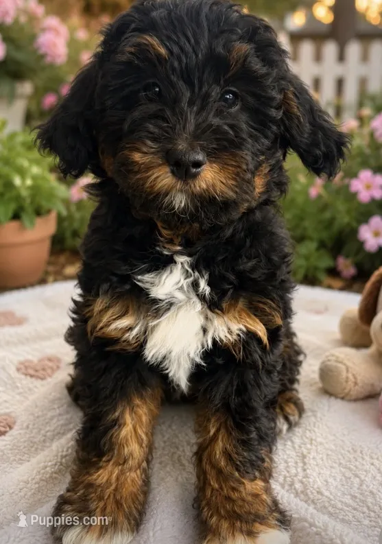 Blossom (10-15lbs) – Aussiedoodle puppy for sale in Calimesa, CA