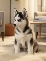 Oreo, a female Siberian Husky for sale in Lindale, TX – Photo 1 of 4