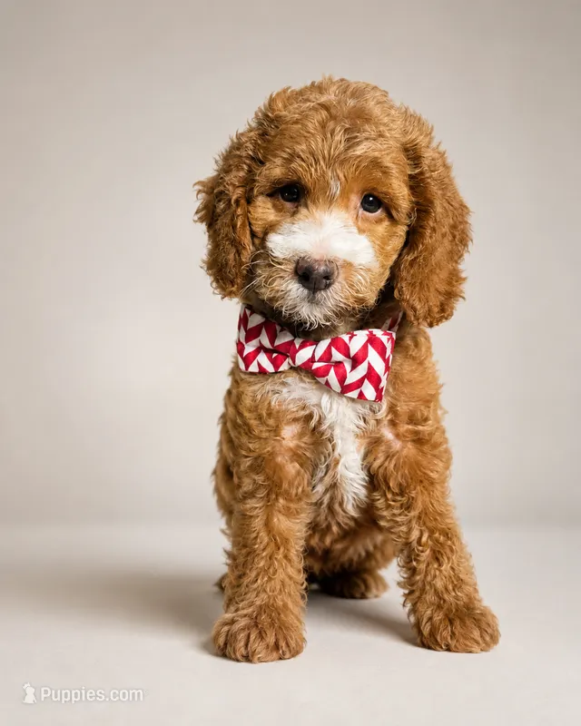 Ferris - Med Mini Goldendoodle – Miniature Goldendoodle puppy for sale in Madison, WI