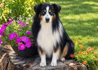 Sheba X Sniper, a  Miniature Australian Shepherd for sale in Kearny, AZ – 2 of 2