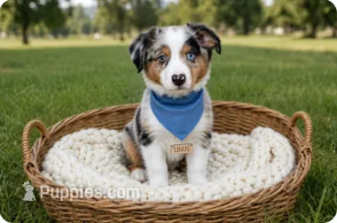 Linus, Blue Merle Male – Toy Australian Shepherd puppy for sale in Carrollton, TX