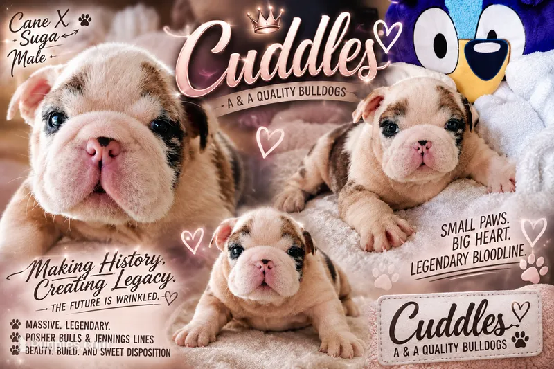Cuddles – English Bulldog puppy for sale in Houston, TX