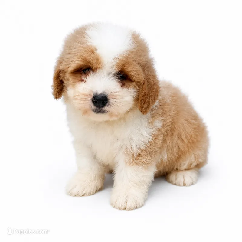 Peanut butter  – Miniature Bernedoodle puppy for sale in Cookeville, TN
