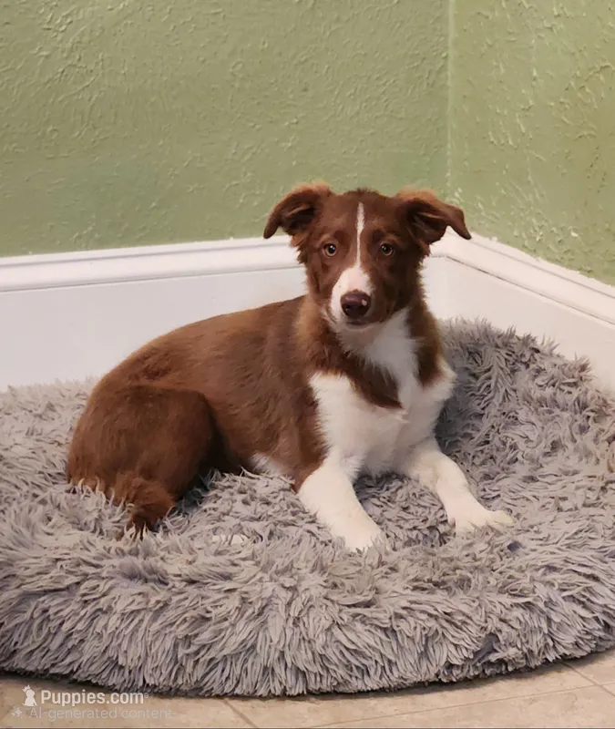 Cinnamon – Border Collie puppy for sale in Gloucester, VA