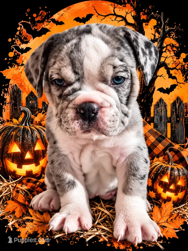 Ophelia  – Olde English Bulldogge puppy for sale in Niles, MI