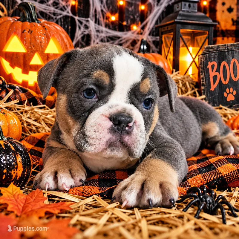 Oliver – Olde English Bulldogge puppy for sale in Niles, MI