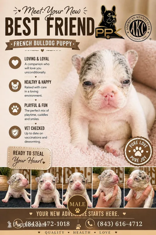 Hugo – French Bulldog puppy for sale in Effingham, SC