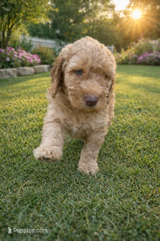 Green Collar Multigen Golden Aussiedoodle 