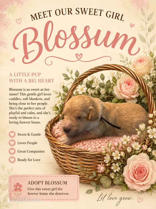 Blossom  – Goldendoodle puppy for sale in Clarkridge, AR