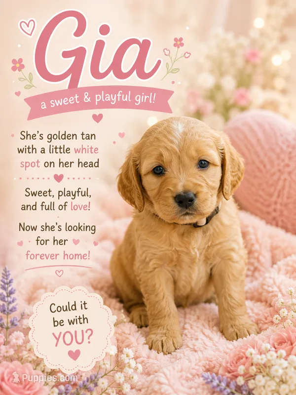 Gia – Goldendoodle puppy for sale in Clarkridge, AR