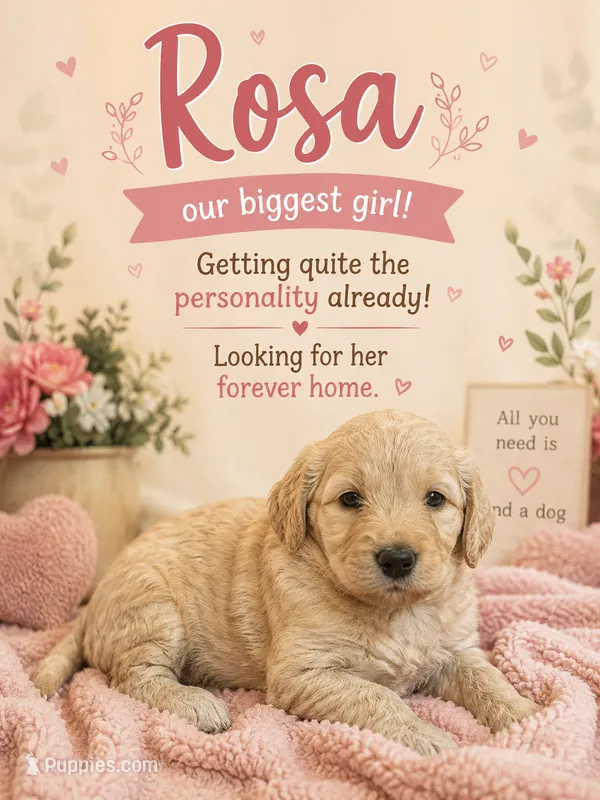 Rosa – Goldendoodle puppy for sale in Clarkridge, AR