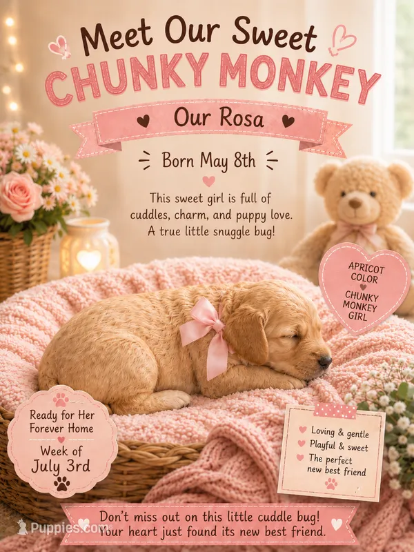 Rosa – Goldendoodle puppy for sale in Clarkridge, AR