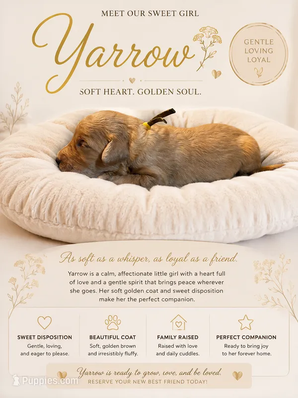 Yarrow – Goldendoodle puppy for sale in Clarkridge, AR