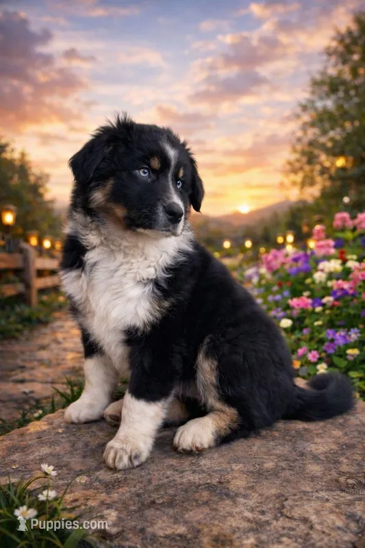 Luna , a female Australian Shepherd for sale in Minnesota City, MN – Photo 1 of 1