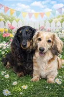 Chocolate & tan - Red collar, a female Miniature Dachshund for sale in Americus, GA – Photo 7 of 7